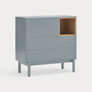 Corvo - Commode - Gris Perle & Chêne