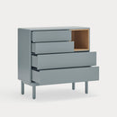 Corvo - Commode - Gris Perle & Chêne