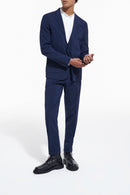 Chaqueta de lana azul marino - Hombre