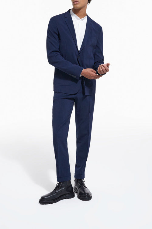 Chaqueta de lana azul marino - Hombre