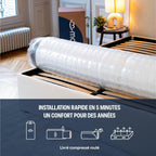 Matelas Hybride Jade - Mémoire De Forme - 26Cm