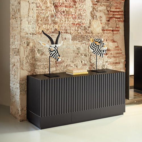 Doric - Buffet - Noir & Gris Anthracite