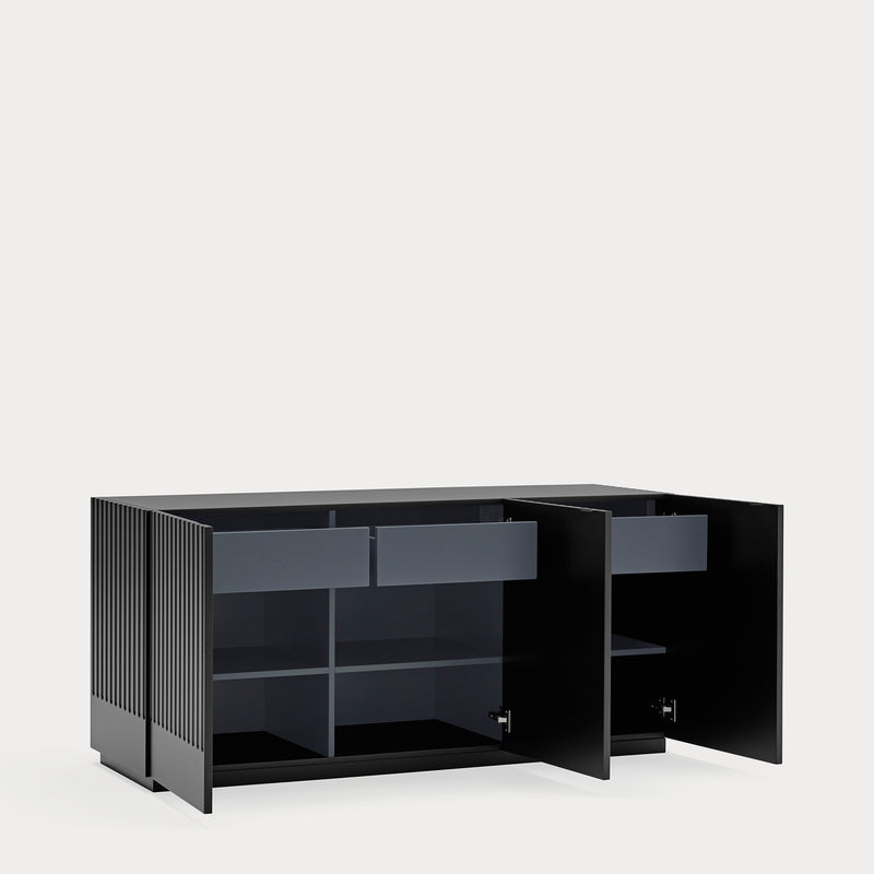 Doric - Buffet - Noir & Gris Anthracite