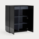 Doric - Commode - Noir & Gris Anthracite