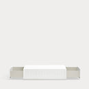 Doric - Table Basse - Blanc & Crème