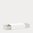 Doric - Table Basse - Blanc & Crème