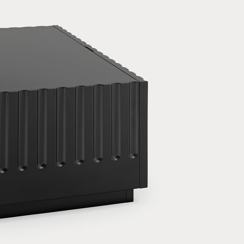 Doric - Table Basse - Noir & Gris Anthracite