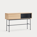 Yoko - Console - Gris Anthracite & Chêne