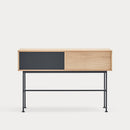 Yoko - Console - Gris Anthracite & Chêne