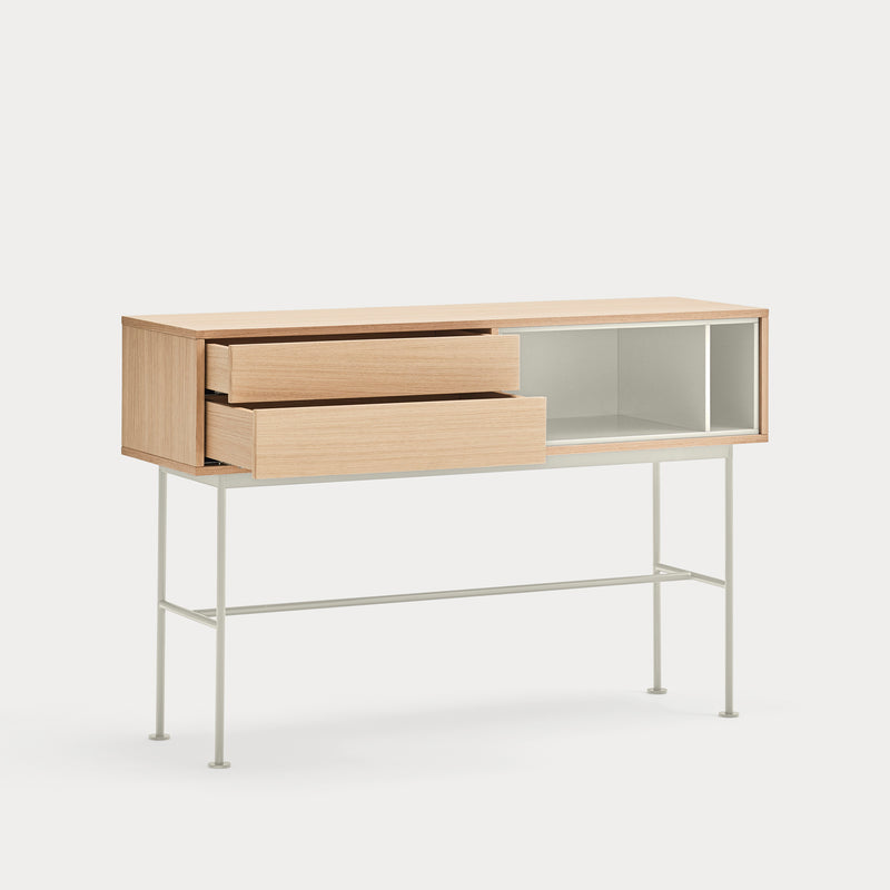 Yoko - Console - Crème & Chêne