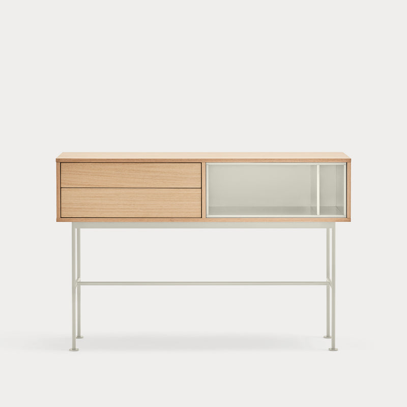 Yoko - Console - Crème & Chêne