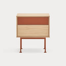 Yoko - Table De Chevet - Carrelage & Chêne