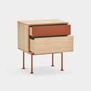 Yoko - Table De Chevet - Carrelage & Chêne