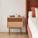 Yoko - Table De Chevet - Carrelage & Chêne