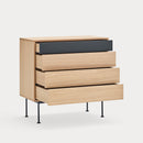 Yoko - Commode - Gris Anthracite & Chêne