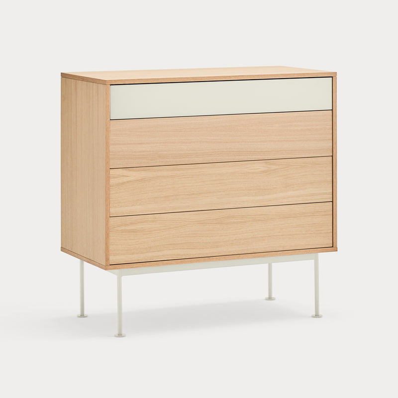 Yoko - Commode - Crème & Chêne