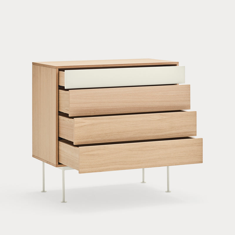 Yoko - Commode - Crème & Chêne