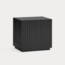 Doric - Table De Chevet - Noir & Gris Anthracite