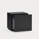 Doric - Table De Chevet - Noir & Gris Anthracite