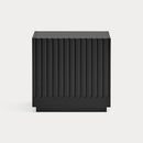 Doric - Table De Chevet - Noir & Gris Anthracite