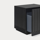 Doric - Table De Chevet - Noir & Gris Anthracite