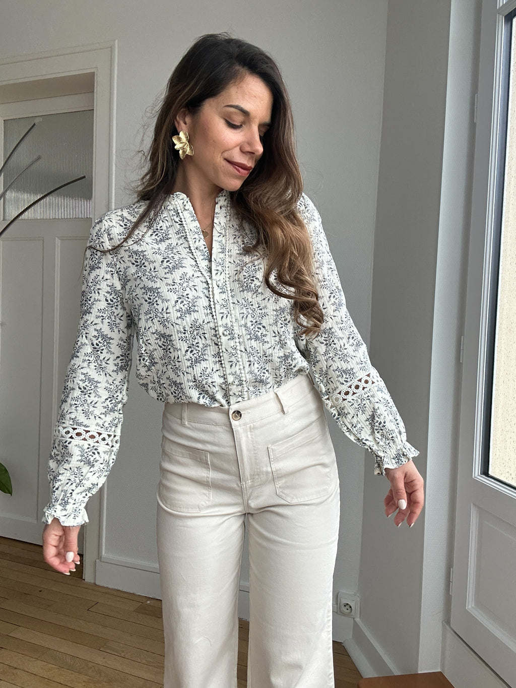 Blouse Emma fleurie