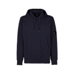 CP Company - Diagonal Fleece Lens Hoodie – Navy Blue