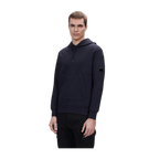 CP Company - Diagonal Fleece Lens Hoodie – Navy Blue