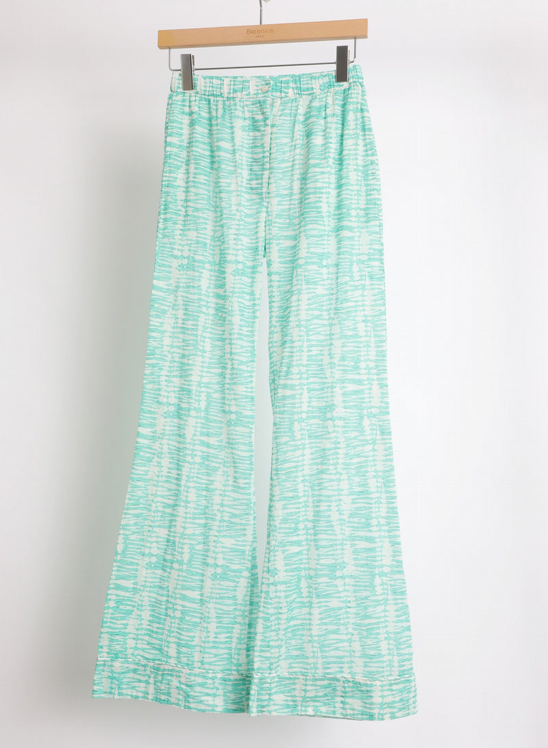 Pantalon Large Tie & Dye - Green Tie & Dye