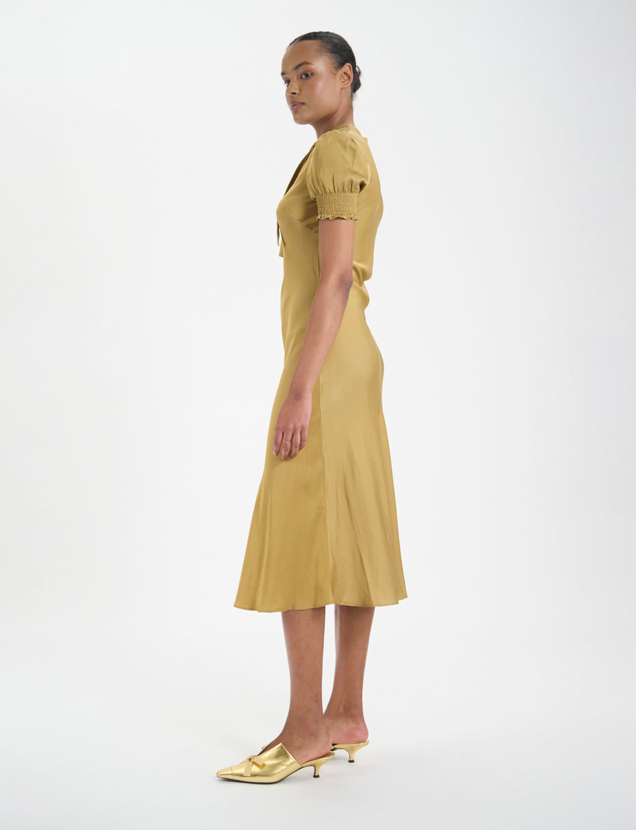 Robe Cerise - Camel