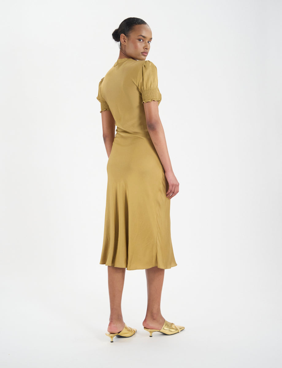 Robe Cerise - Camel