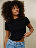 New Deep Black T-Shirt | NOO