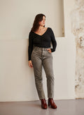 Phoebe Straight-Leg Jeans - Grey