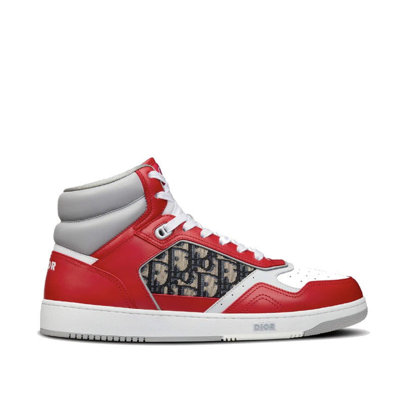 Sneakers - Dior Oblique High-Top - Red