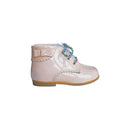 Chaussures Bottillons Souples Azylis Noeud Côté - Vernis Rose Dragée - Fille