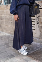 Long Roman Skirt Navy