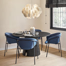 Hug - Chaise - (Pack 2) - Bleu Foncé & Noir