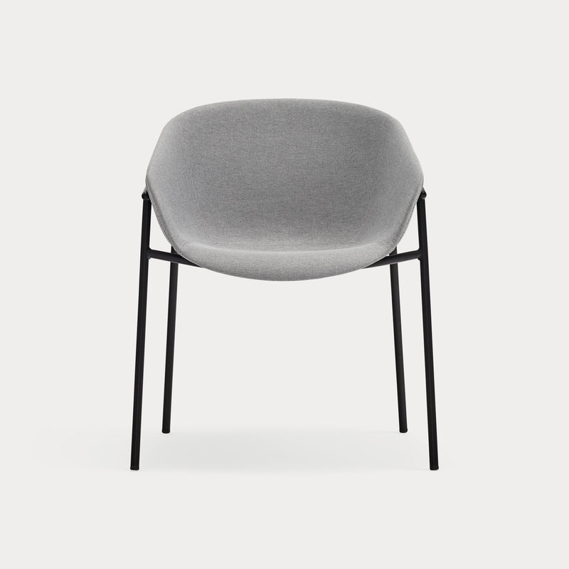 Hug - Chaise - (Pack 2) - Gris Clair & Noir