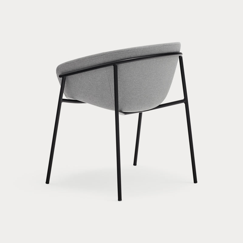 Hug - Chaise - (Pack 2) - Gris Clair & Noir