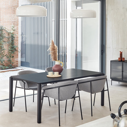 Hug - Chaise - (Pack 2) - Gris Clair & Noir