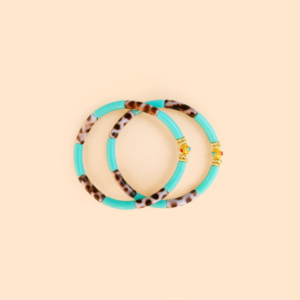 Bracelets Mini Léo - Mix Aqua