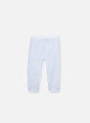 Pantalon En Coton Bio - Plumetis - Gris