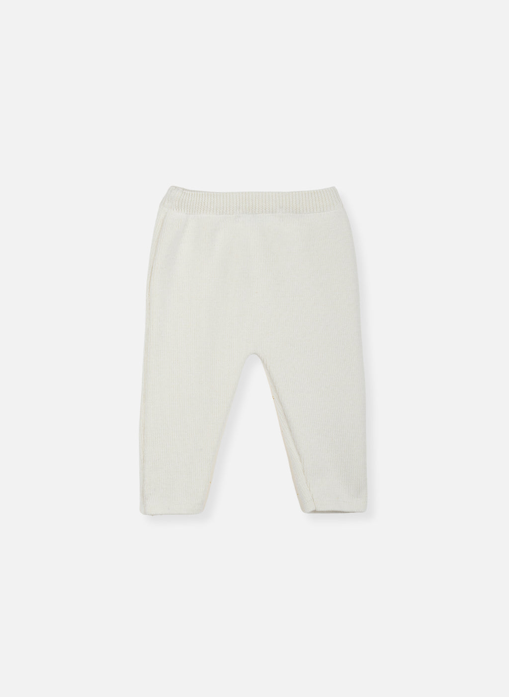 Pantalon En Laine Mélangée Petits Marins - Écru
