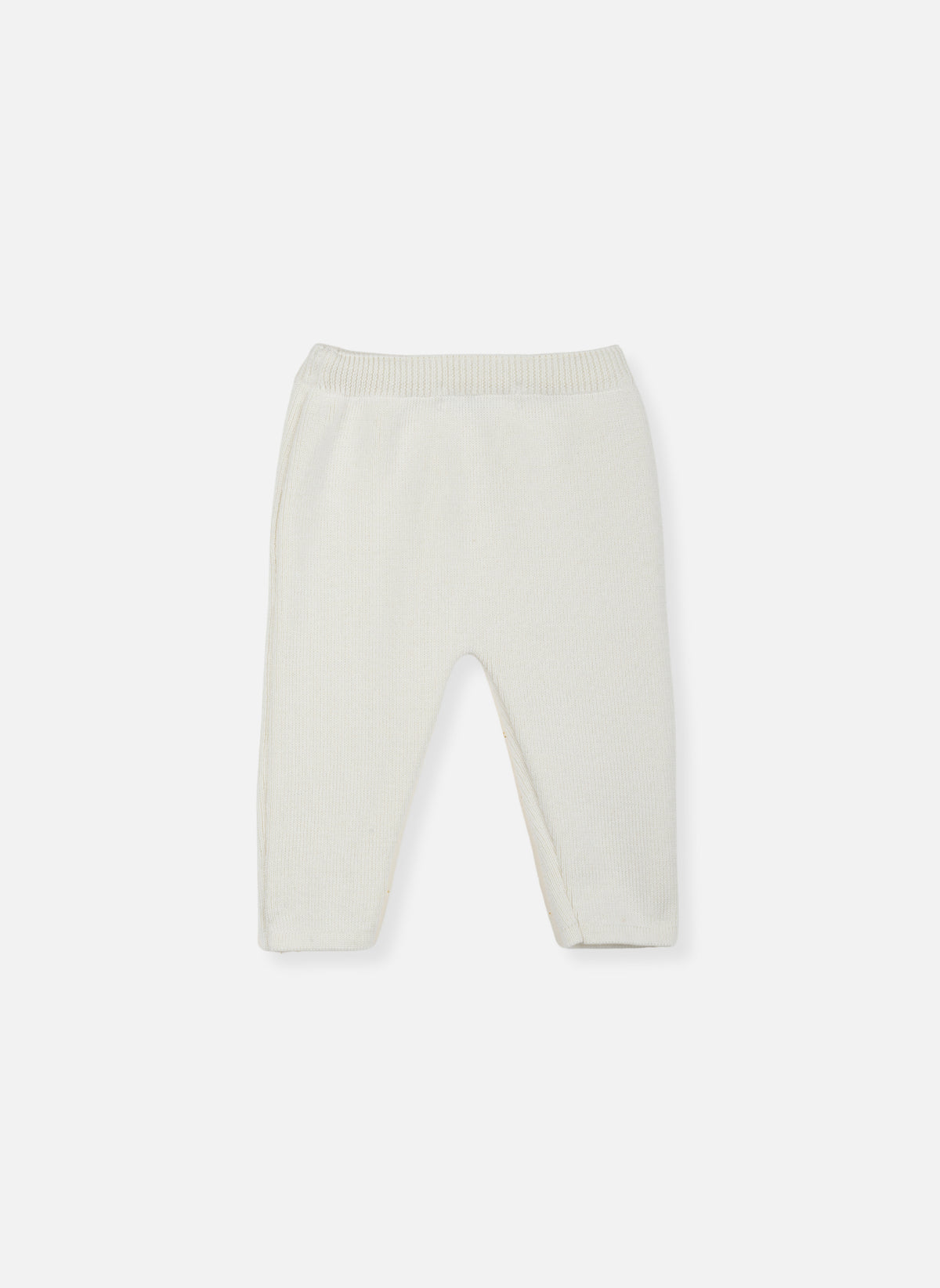 Pantalon En Laine Mélangée Petits Marins - Écru