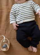 Pantalón Little Sailor De Mezcla De Lana - Azul Marino