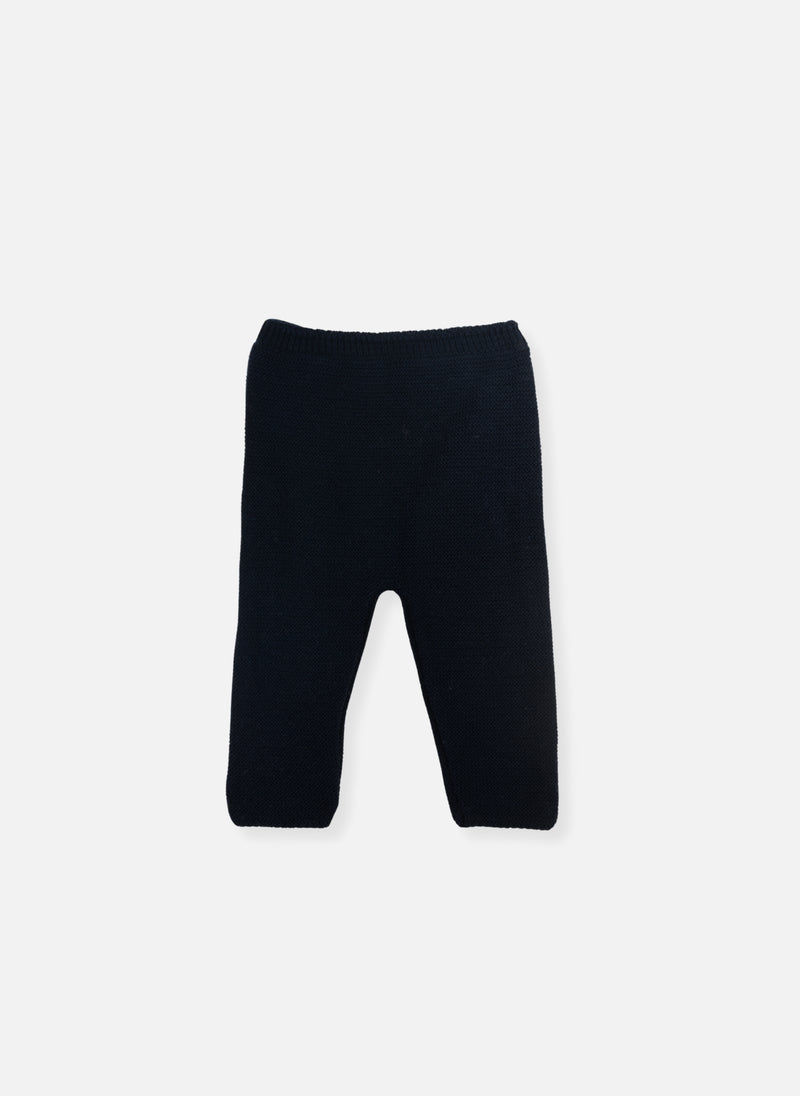 Pantalón Little Sailor De Mezcla De Lana - Azul Marino
