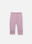 Pantalon En Laine Mélangée Petits Marins - Rose Perle