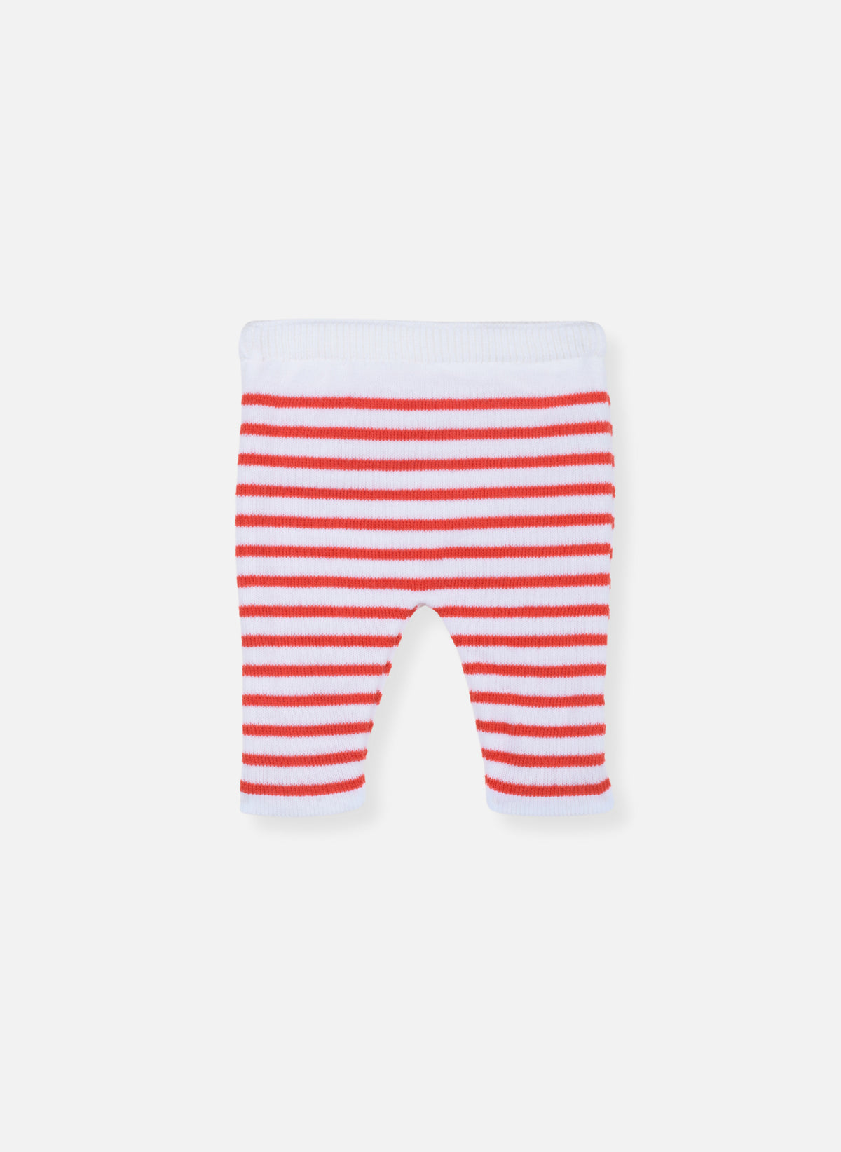 Pantalon Les Baigneurs - Écru Rayé Coquelicot