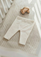 Pantalons Bébé Maille Pleine - Blanc