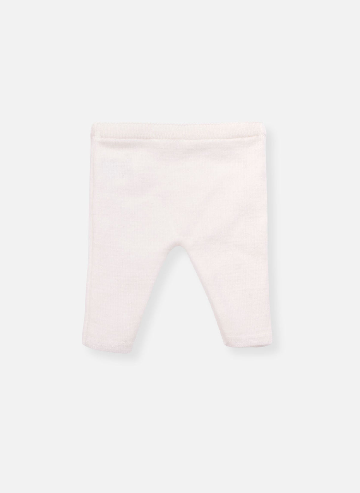 Pantalons Bébé Maille Pleine - Blanc
